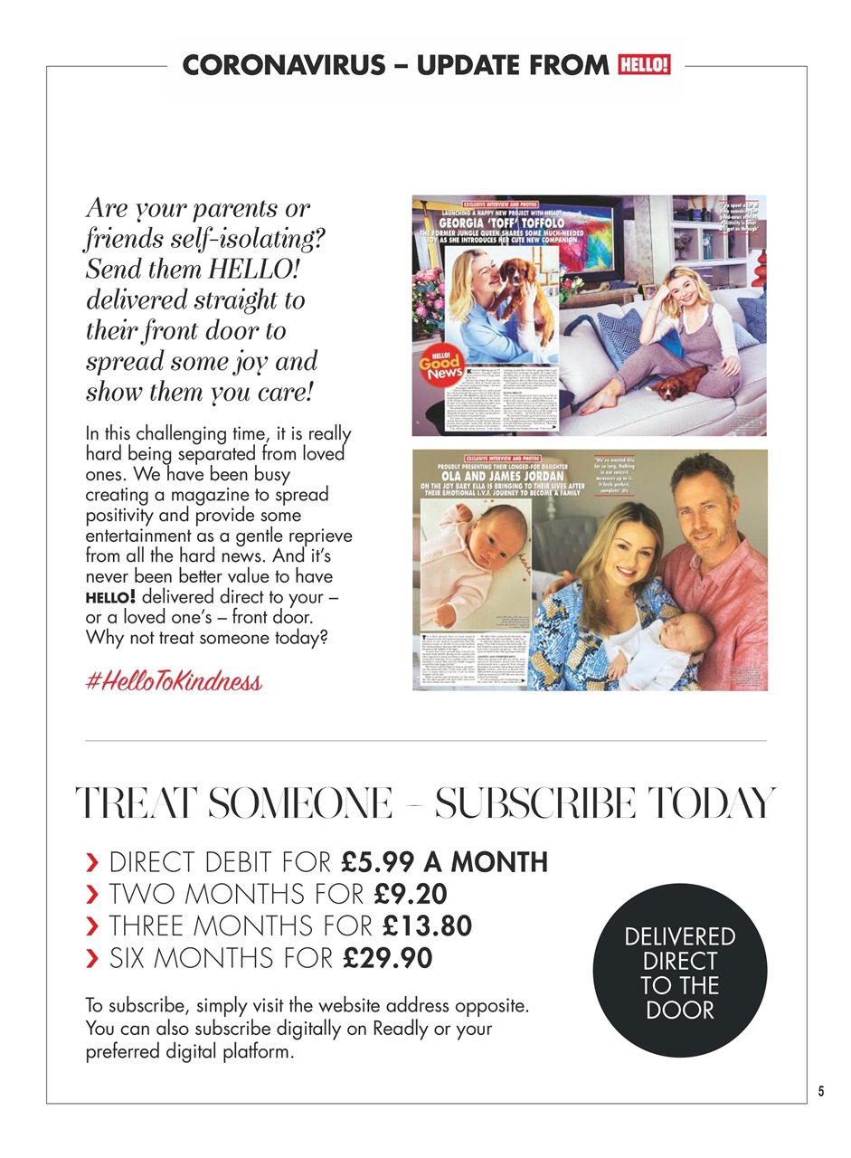 Hello! Magazine Preview Pages