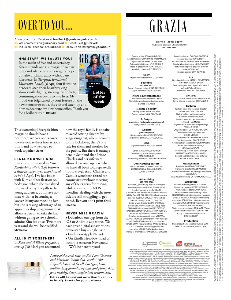 Grazia Preview Pages