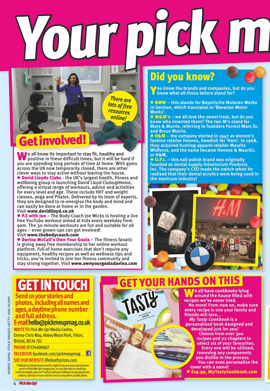 Pick Me Up Preview Pages