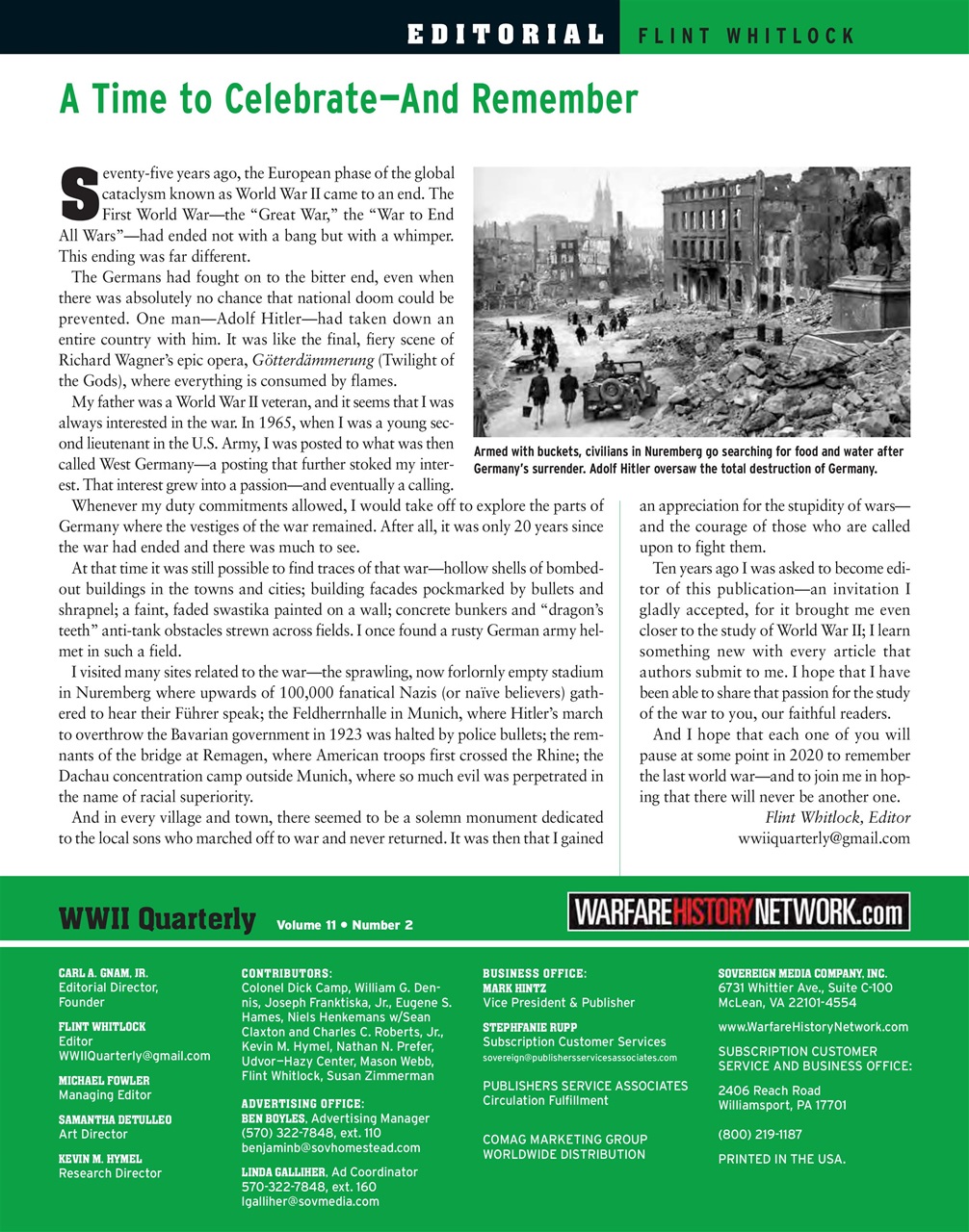 WWII Quarterly Preview Pages