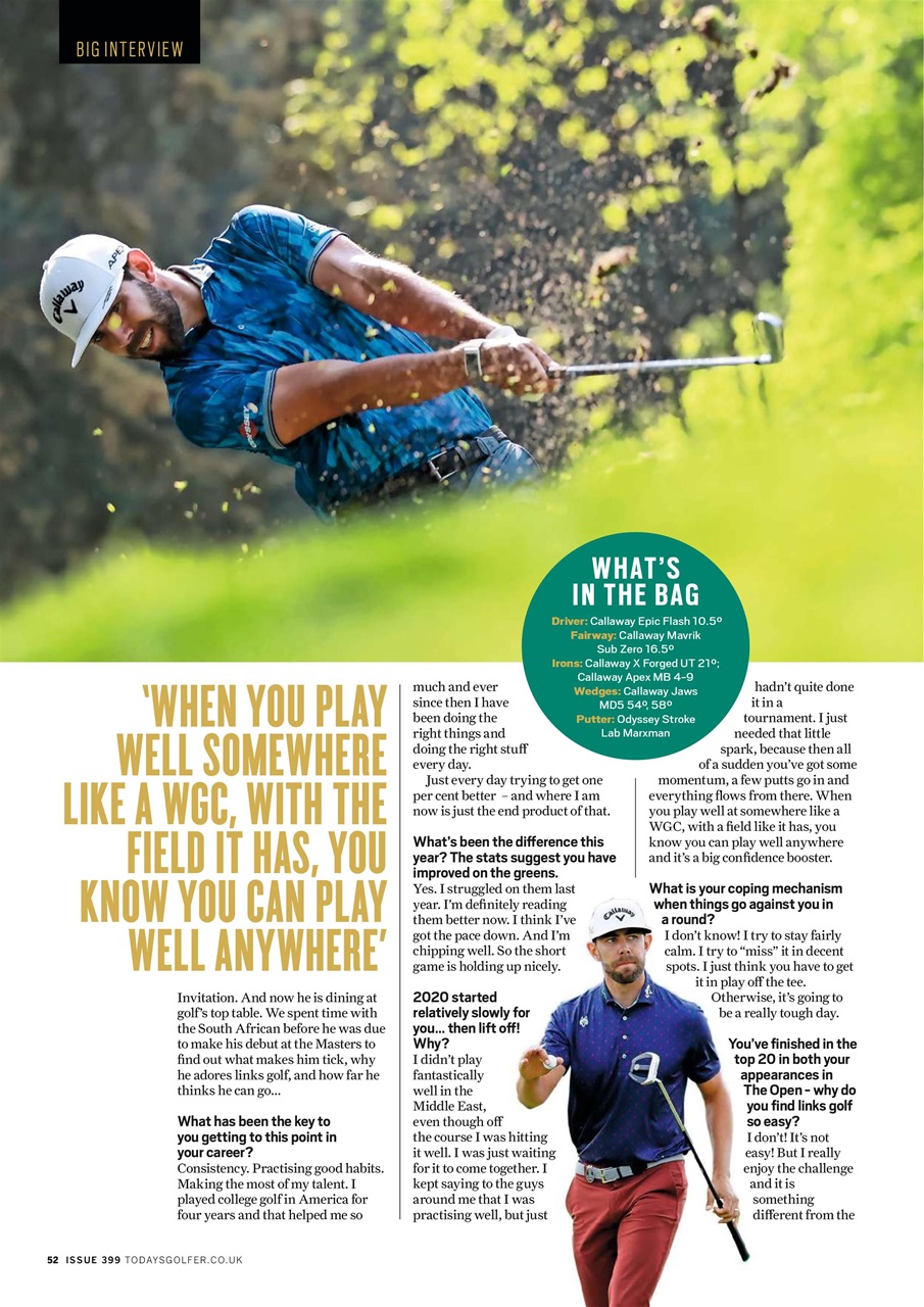Today's Golfer Preview Pages