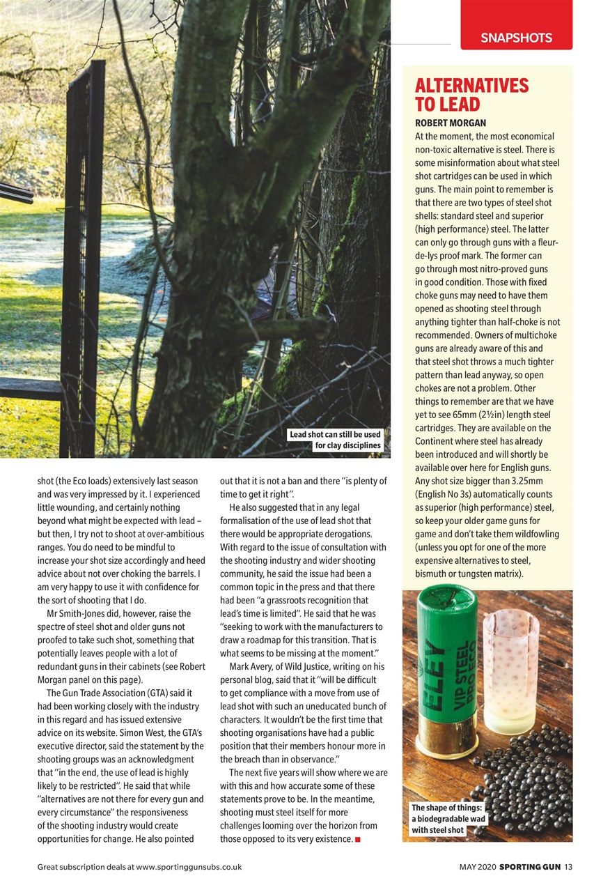 Sporting Gun Preview Pages