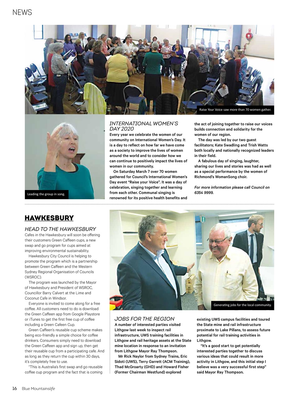 Blue Mountains Life Preview Pages