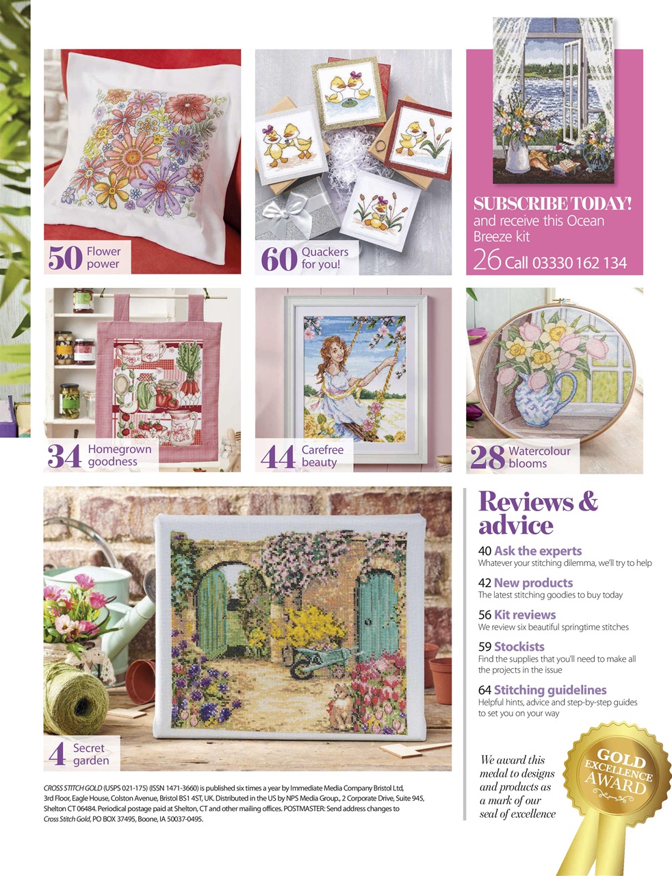 Cross Stitch Gold Preview Pages