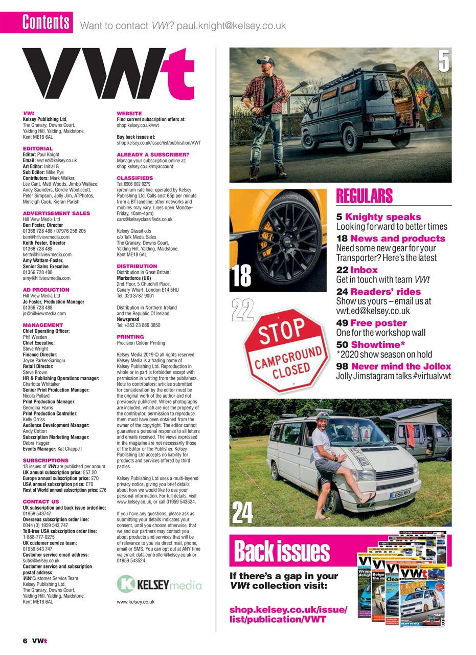 VWt Magazine Preview Pages
