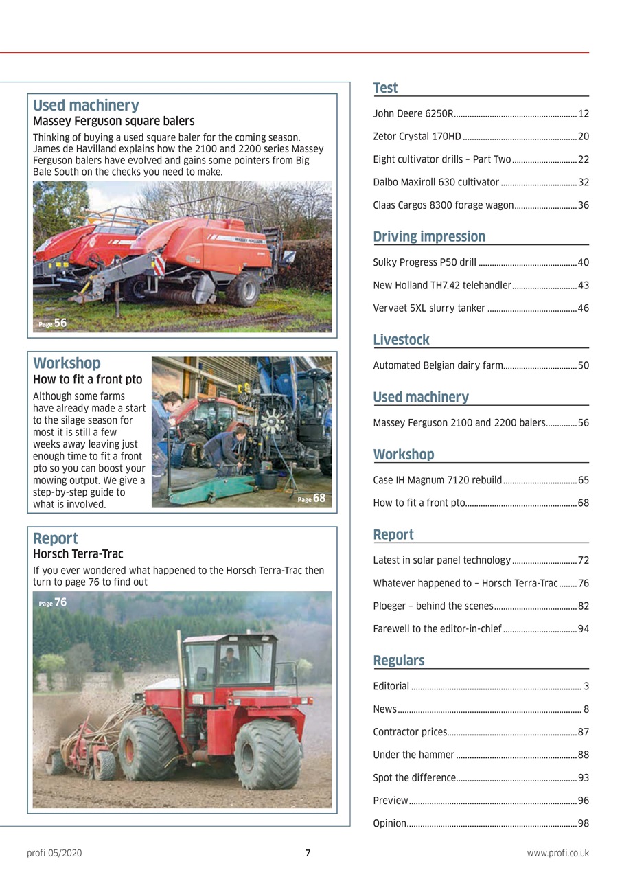 Profi International Preview Pages