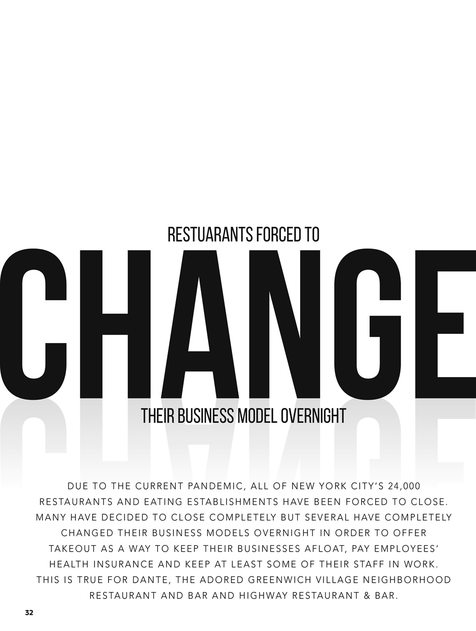 Chef & Restaurant USA Magazine Preview Pages
