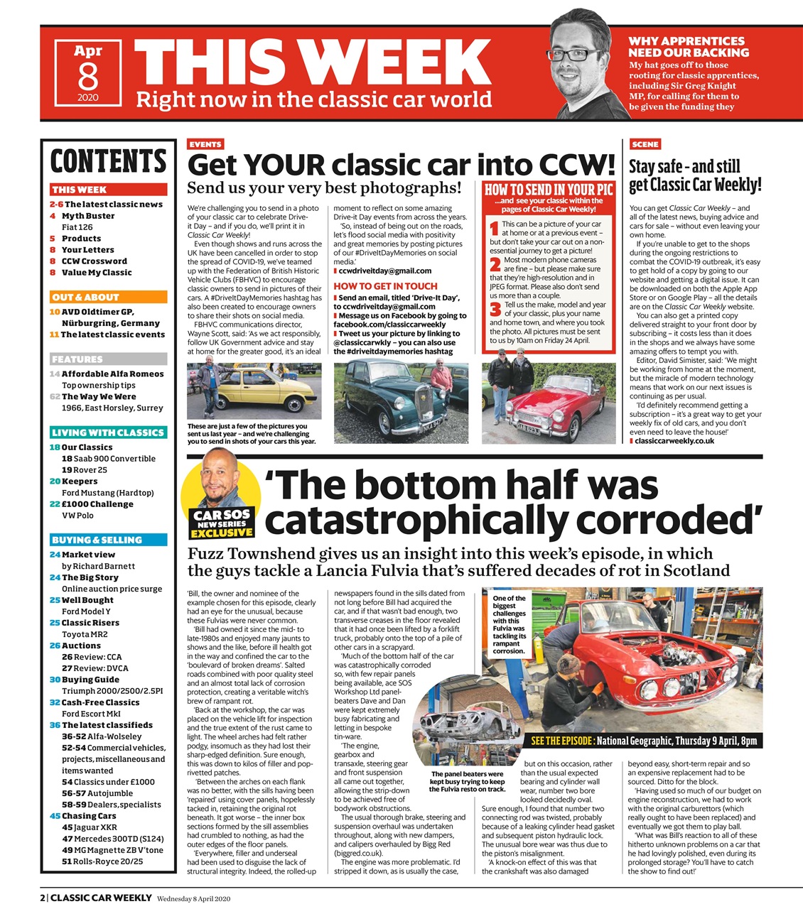 Classic Car Weekly Preview Pages