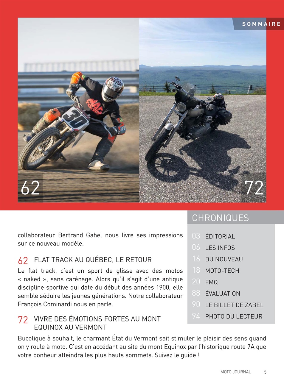Moto Journal Preview Pages