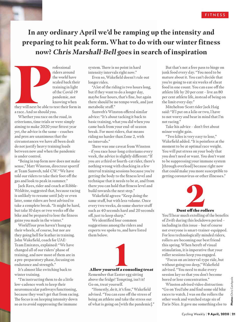 Cycling Weekly Preview Pages