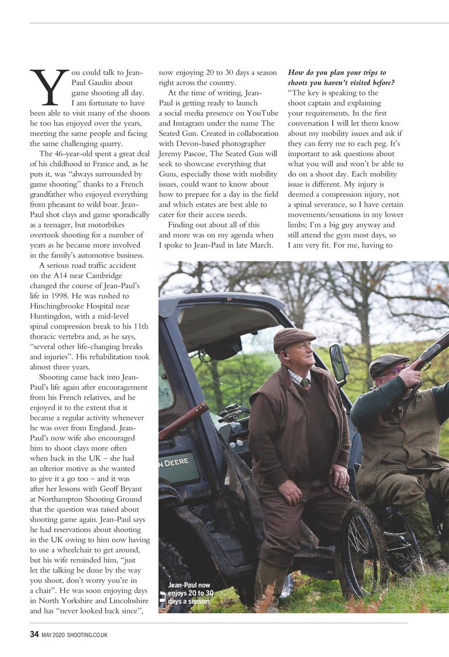 Shooting Gazette Preview Pages