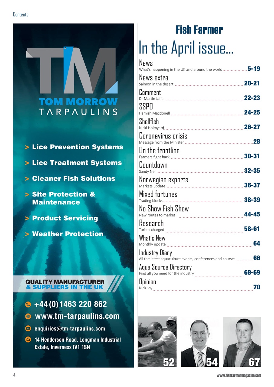 Fish Farmer Magazine Preview Pages