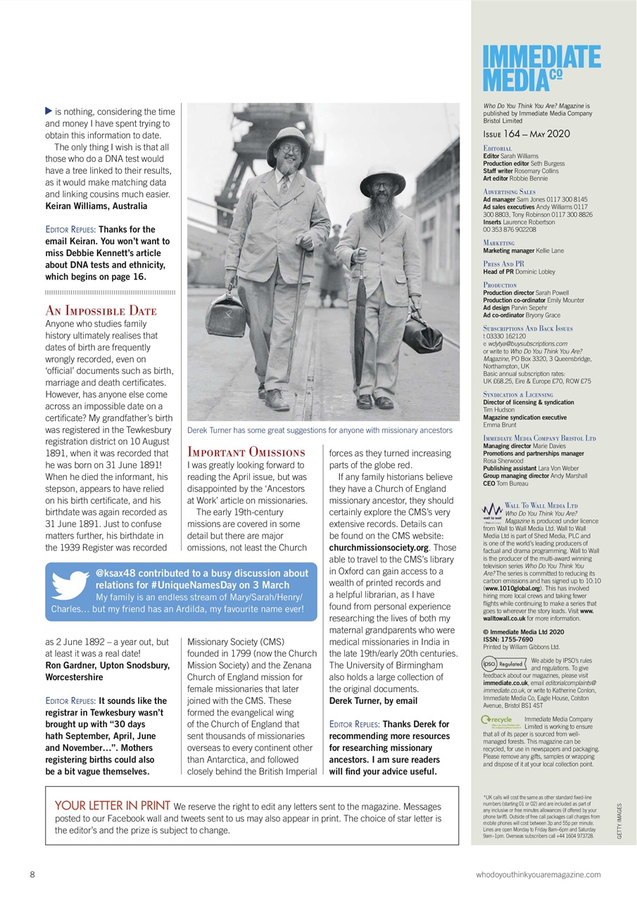 Who Do You Think You Are? Preview Pages