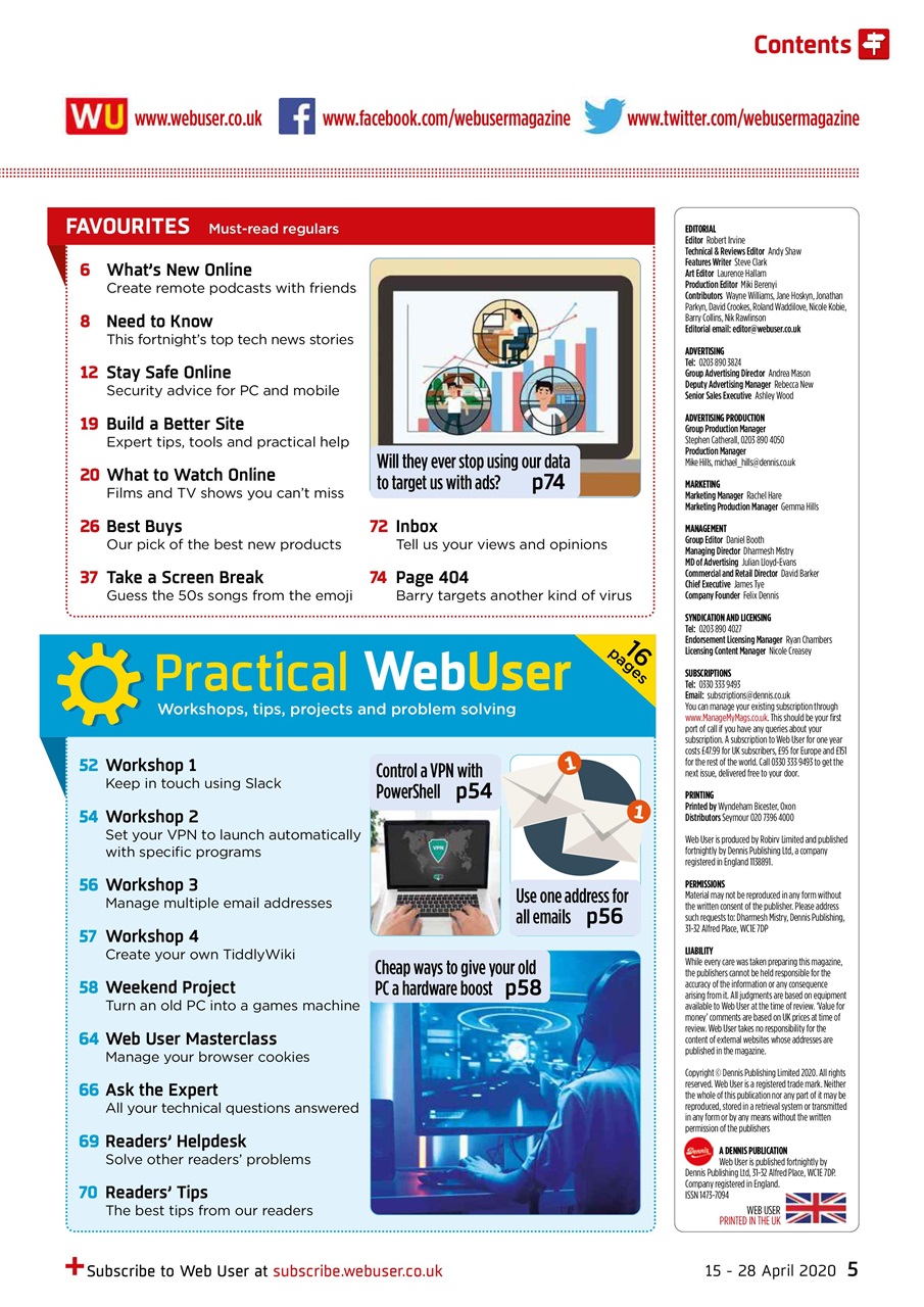 Webuser Preview Pages