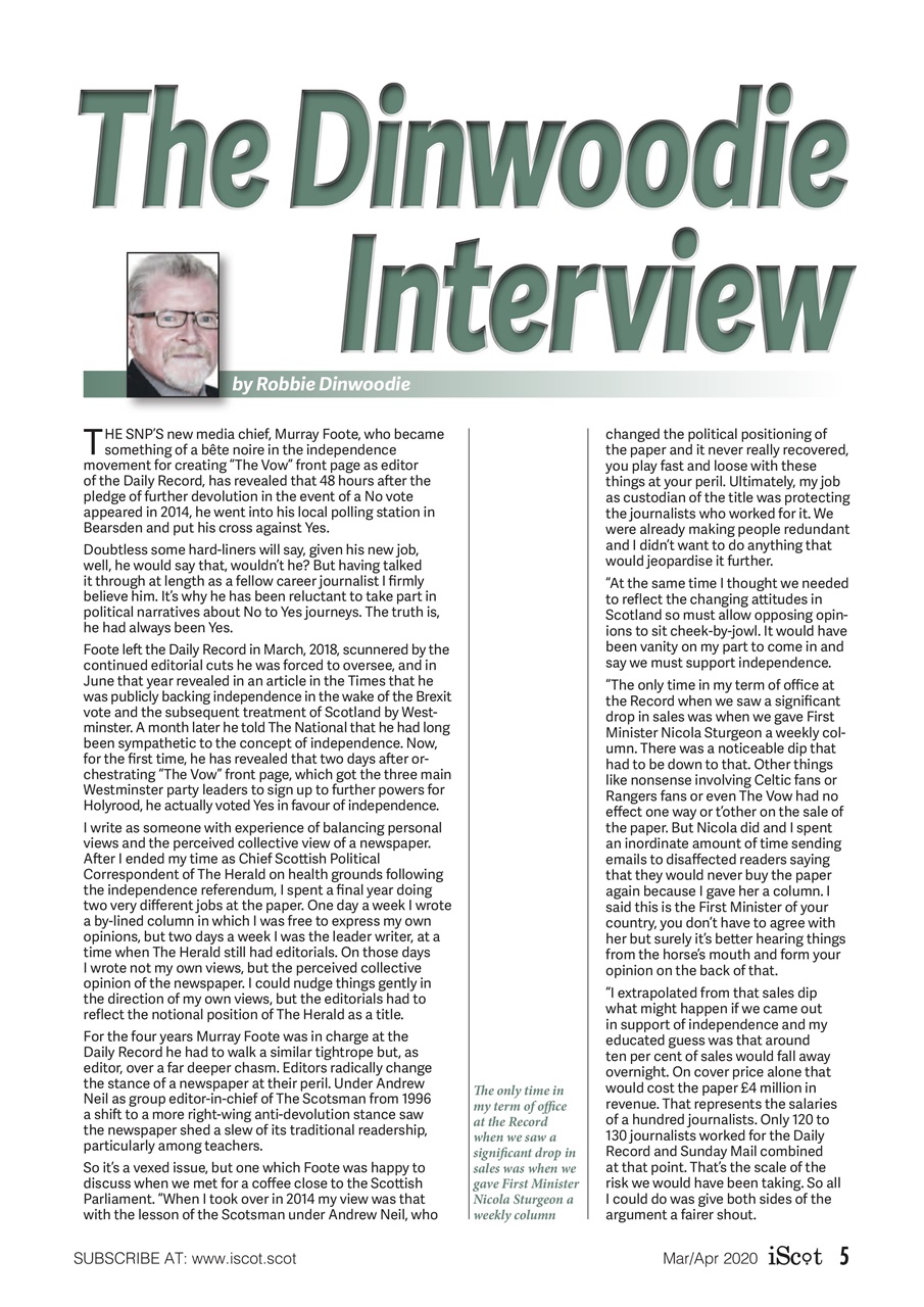 iScot Magazine Preview Pages