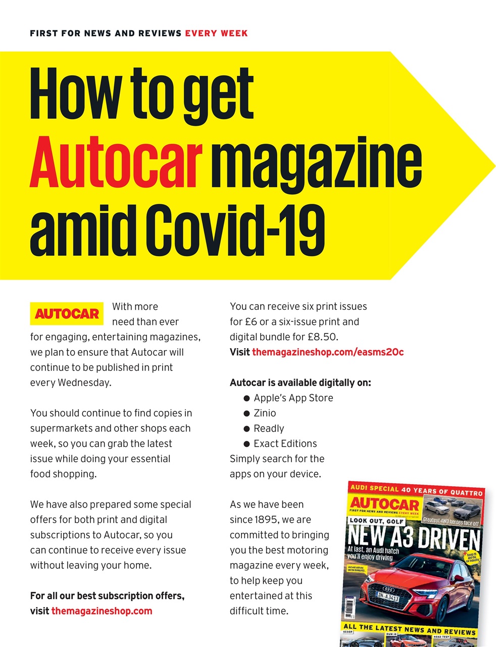 Autocar Preview Pages