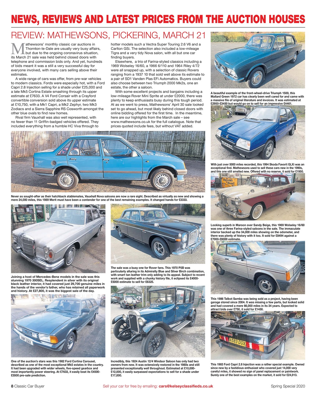Classic Car Buyer Preview Pages