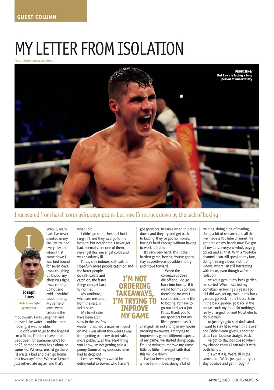 Boxing News Preview Pages