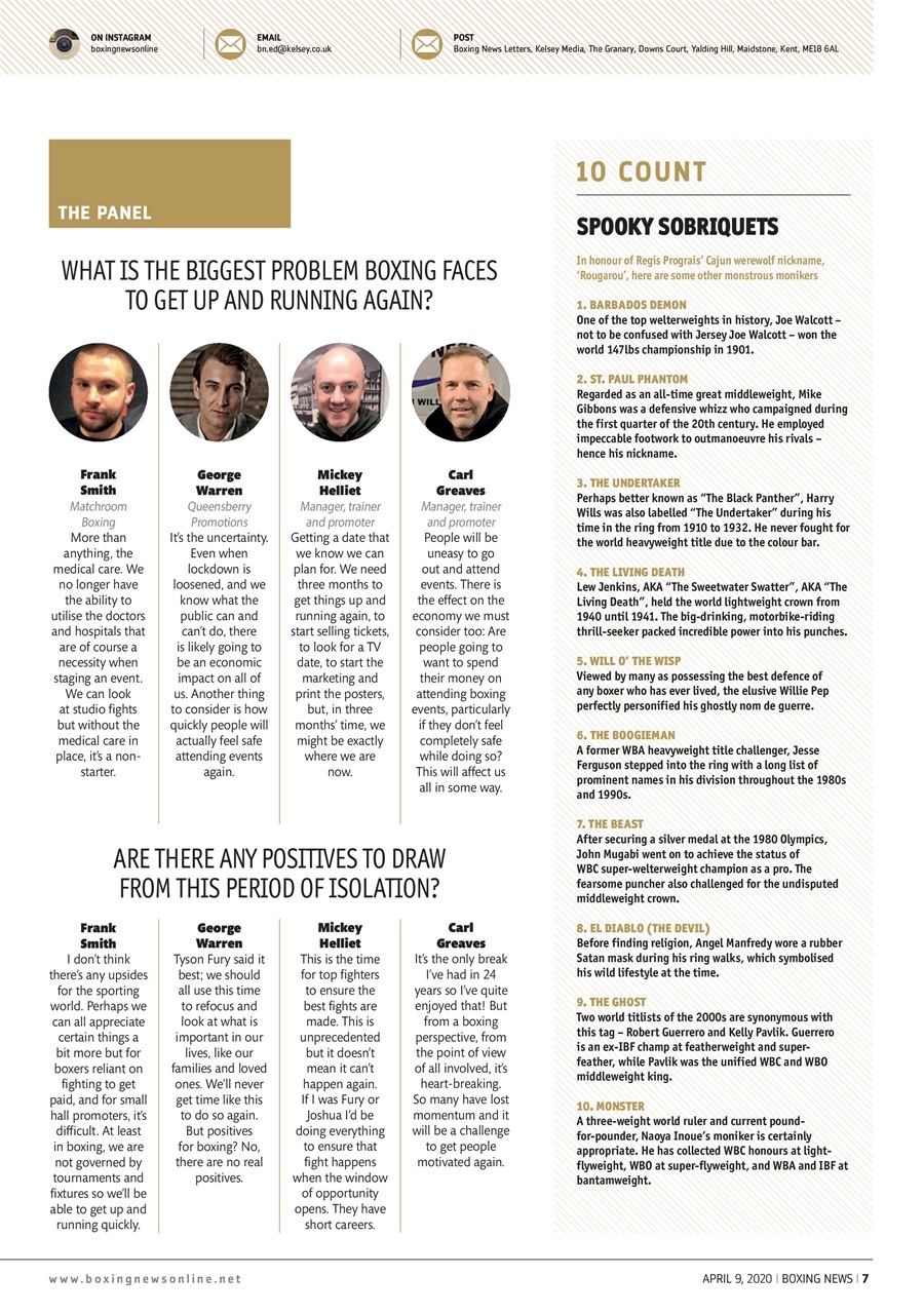 Boxing News Preview Pages