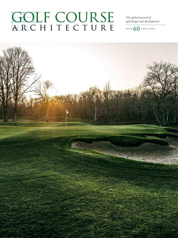 Golf Course Architecture issue April 2020