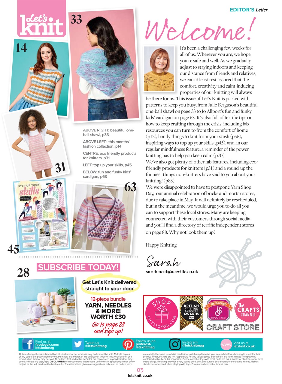 Let's Knit Preview Pages