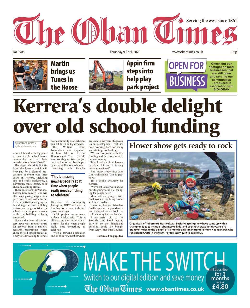 The Oban Times & Lochaber Times Preview Pages