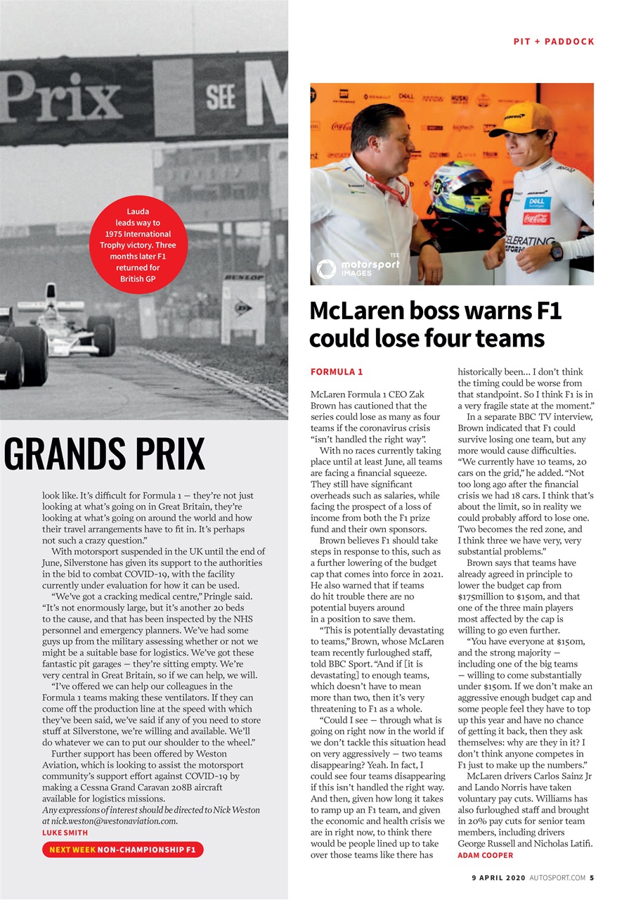 Autosport Preview Pages