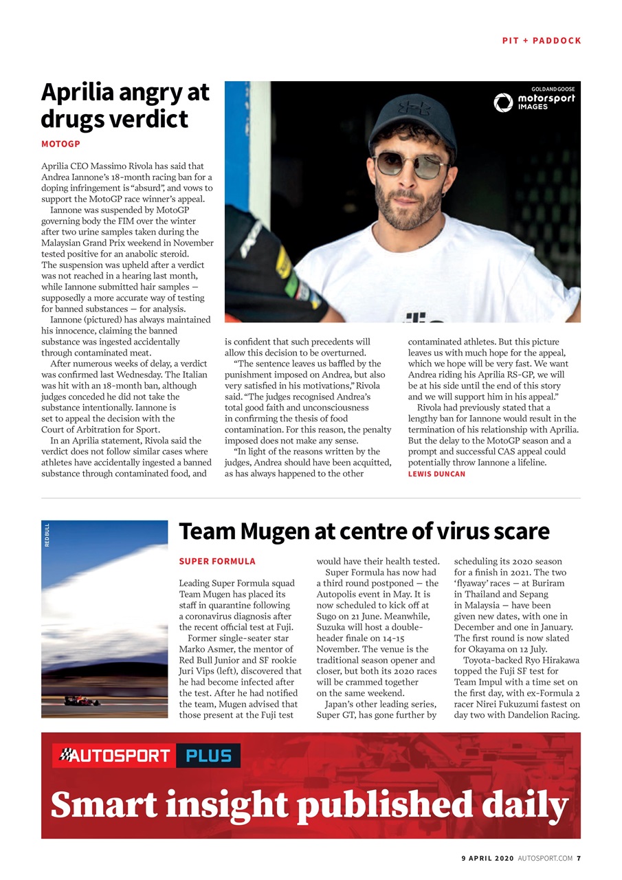 Autosport Preview Pages