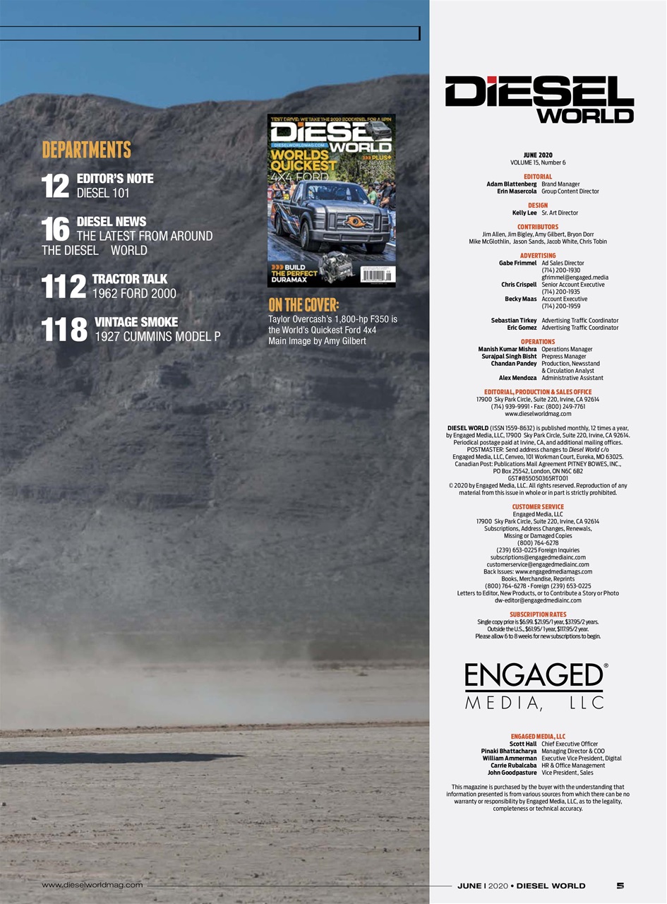 Diesel World Preview Pages