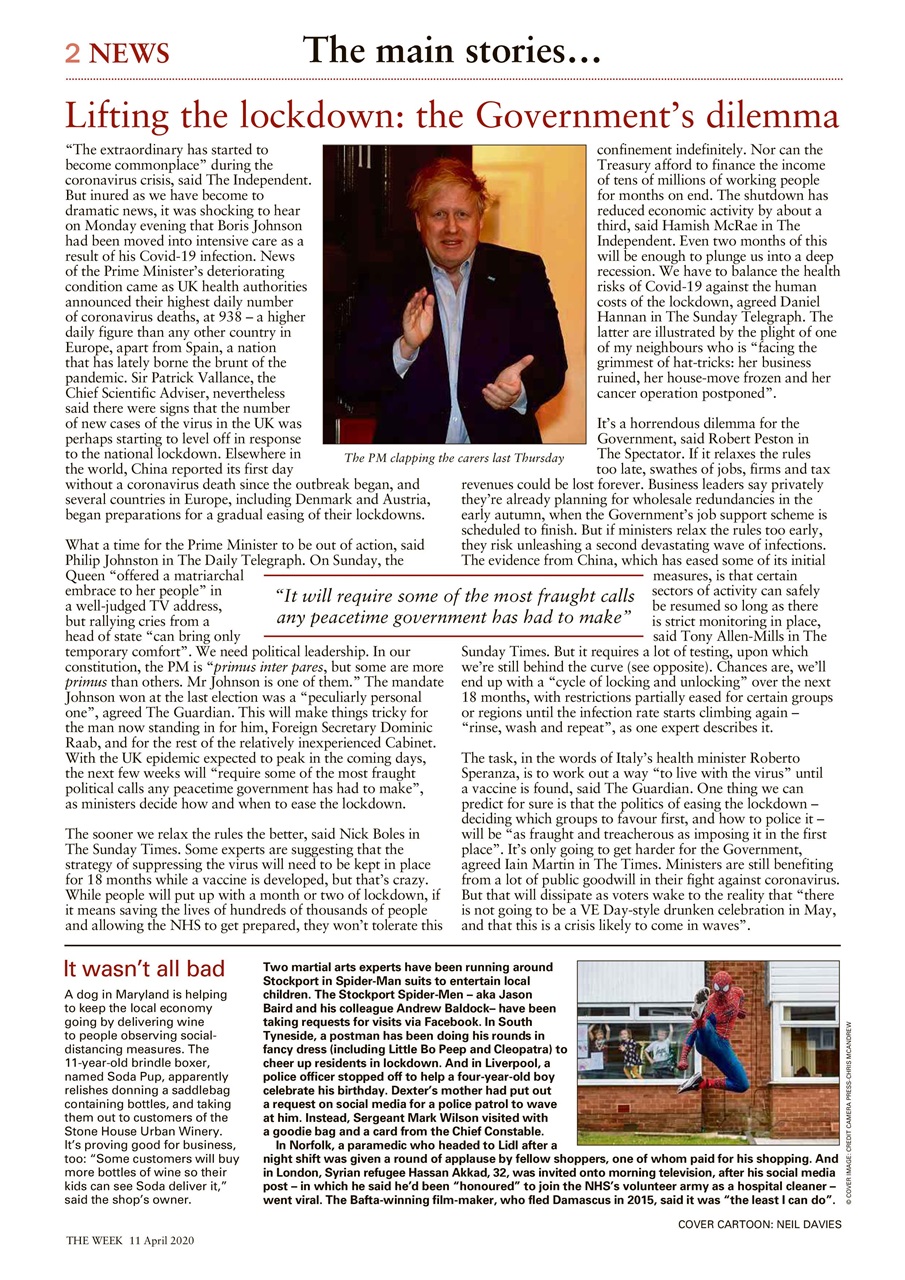 The Week Preview Pages