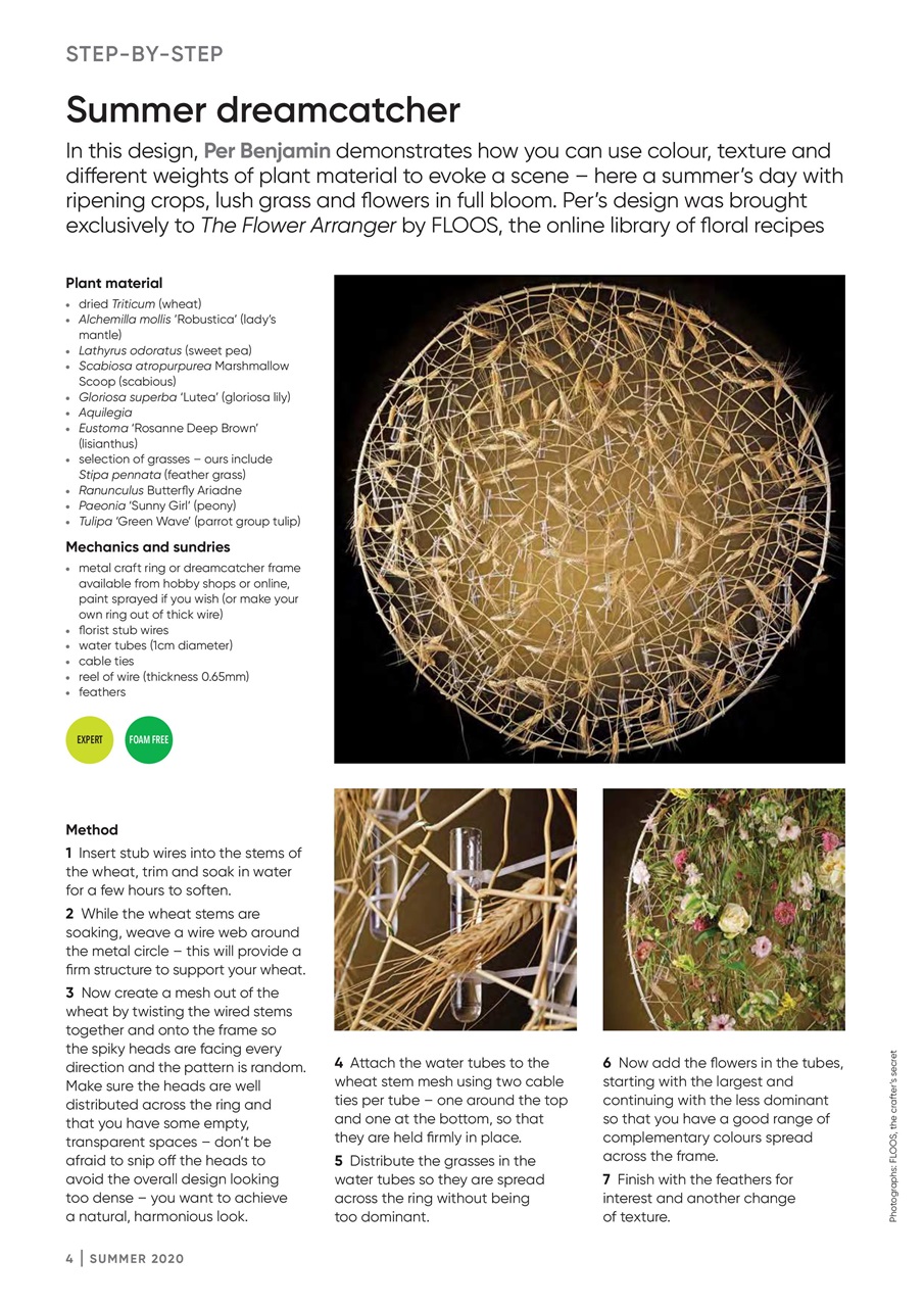 The Flower Arranger Preview Pages