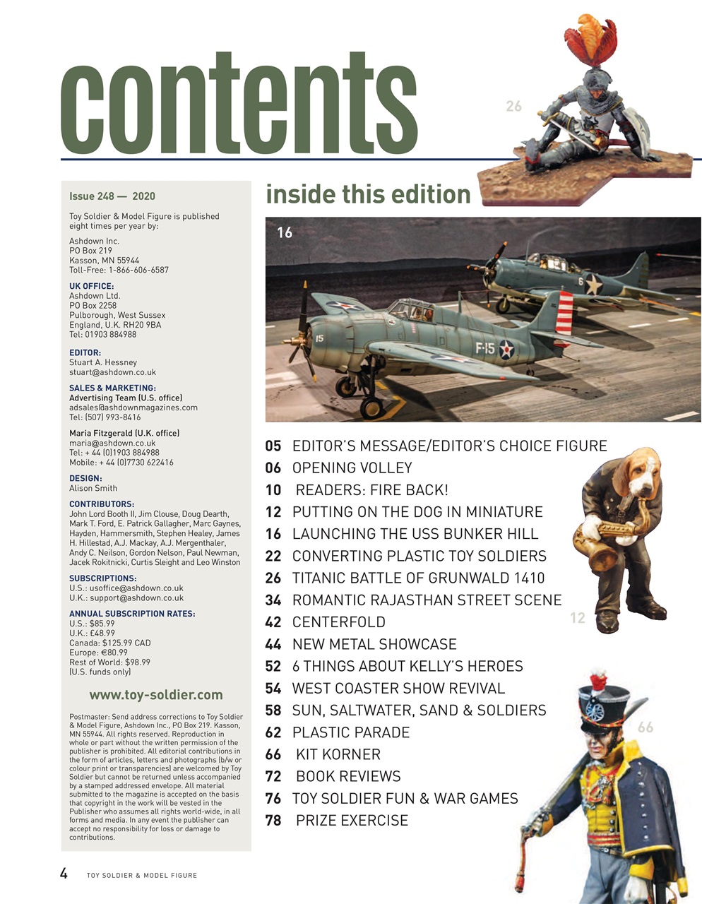 Toy Soldier & Model Figure Preview Pages