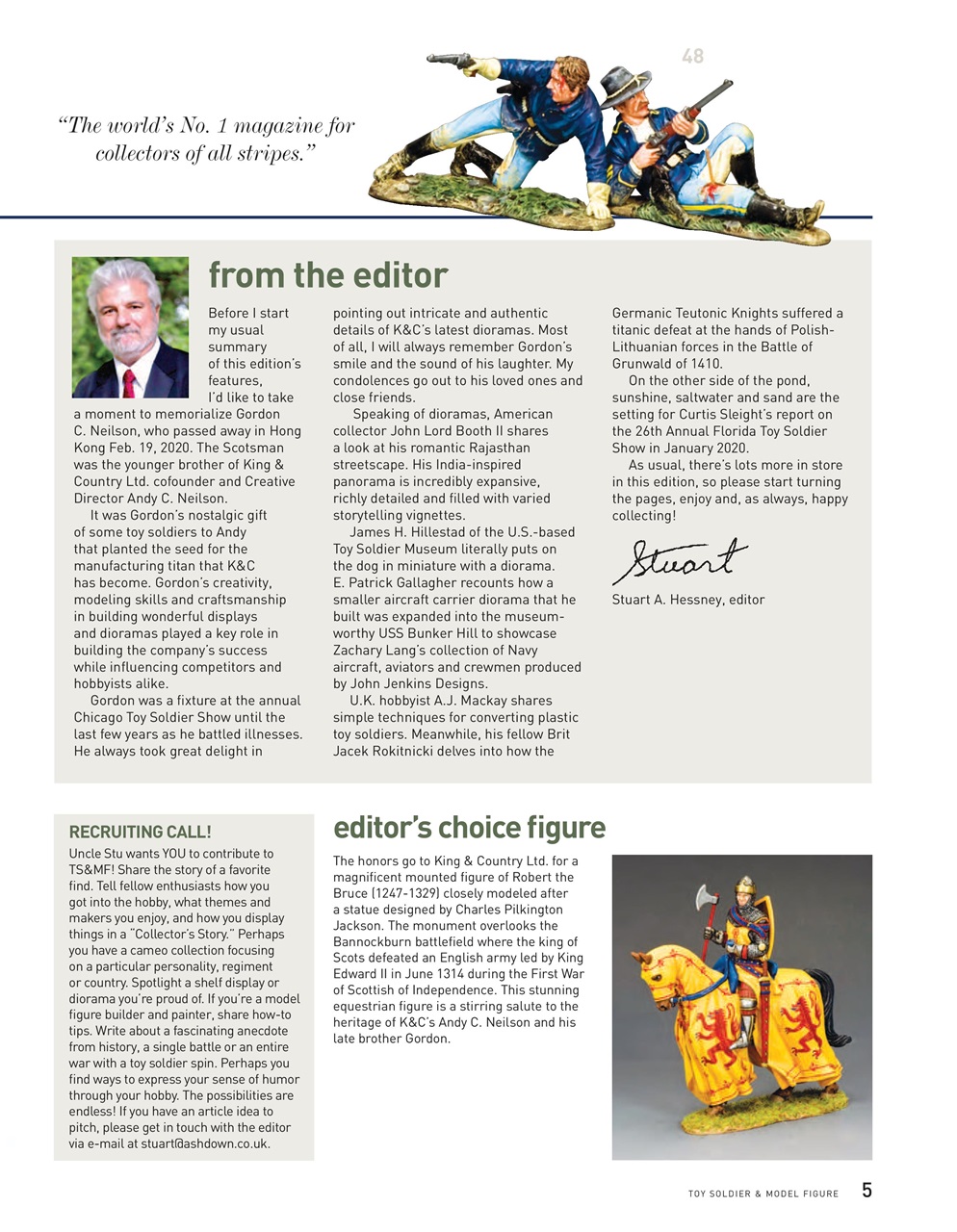 Toy Soldier & Model Figure Preview Pages