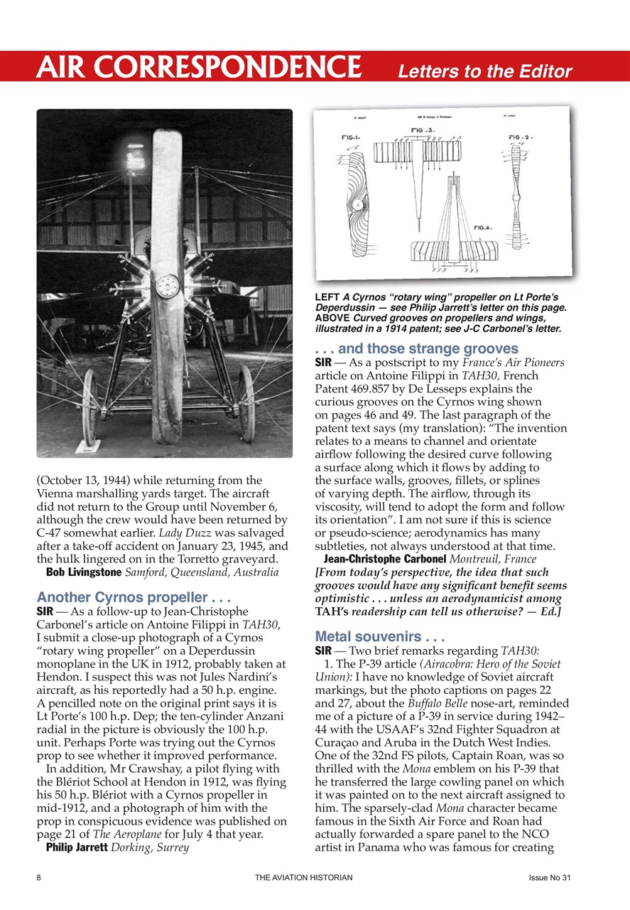 The Aviation Historian Magazine Preview Pages