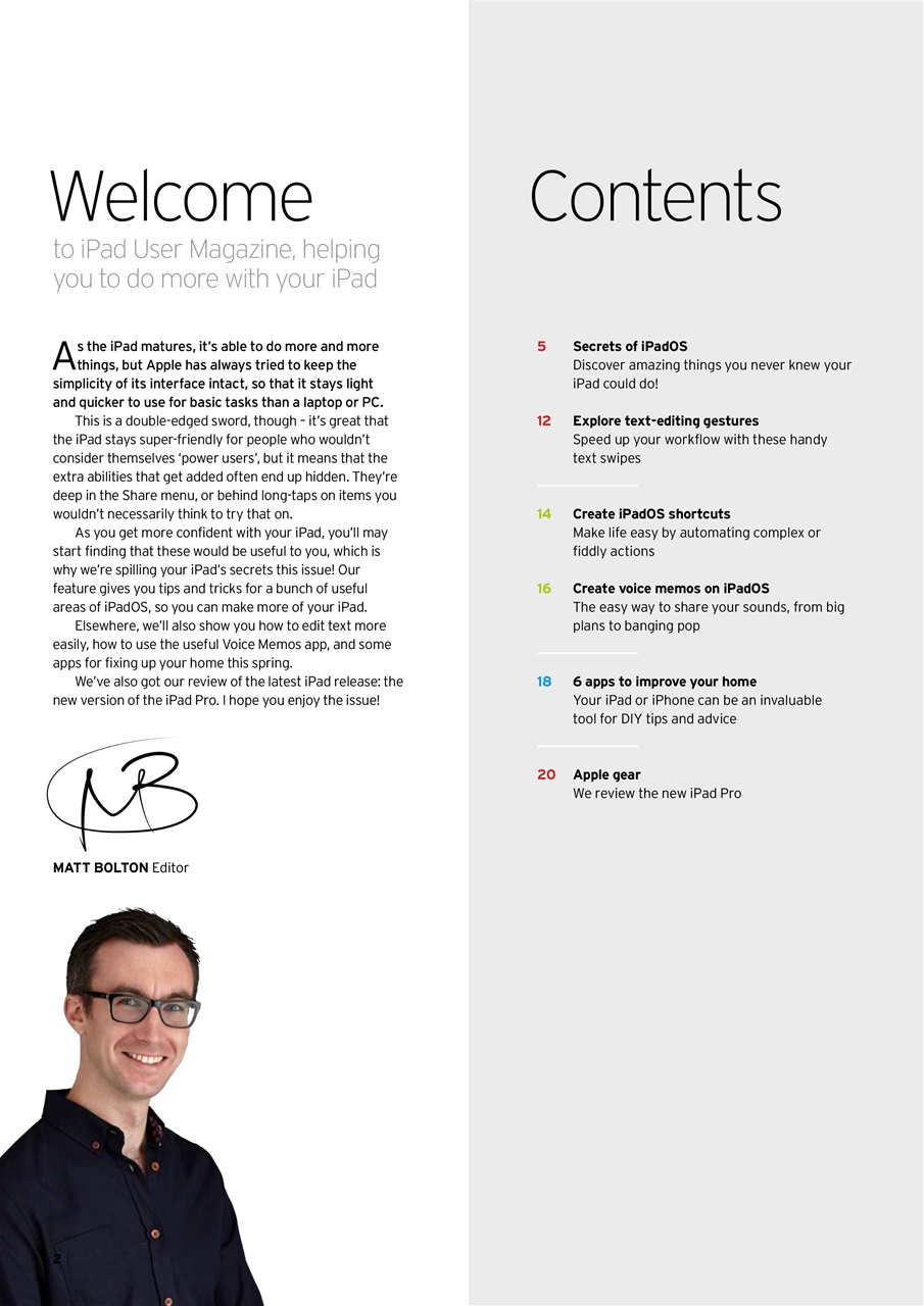 iPad User Preview Pages