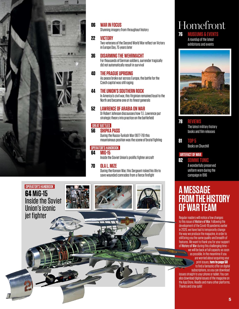 History of War Preview Pages