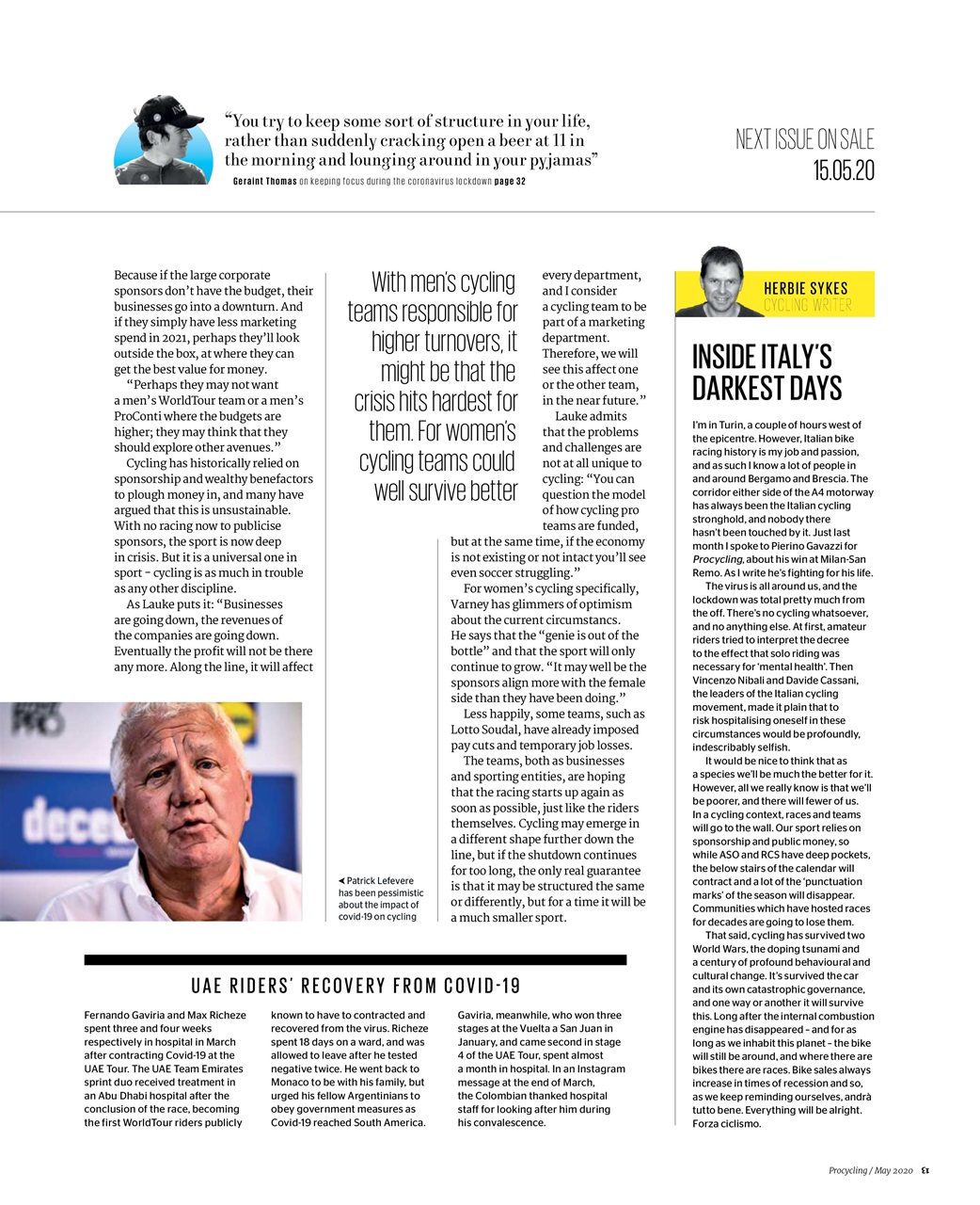 Procycling Preview Pages