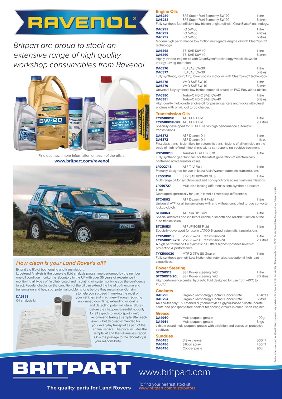 Land Rover Owner Preview Pages