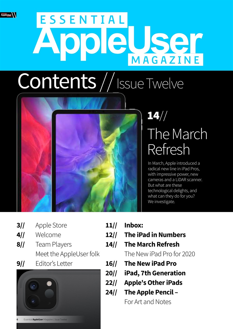 Essential Apple User Preview Pages