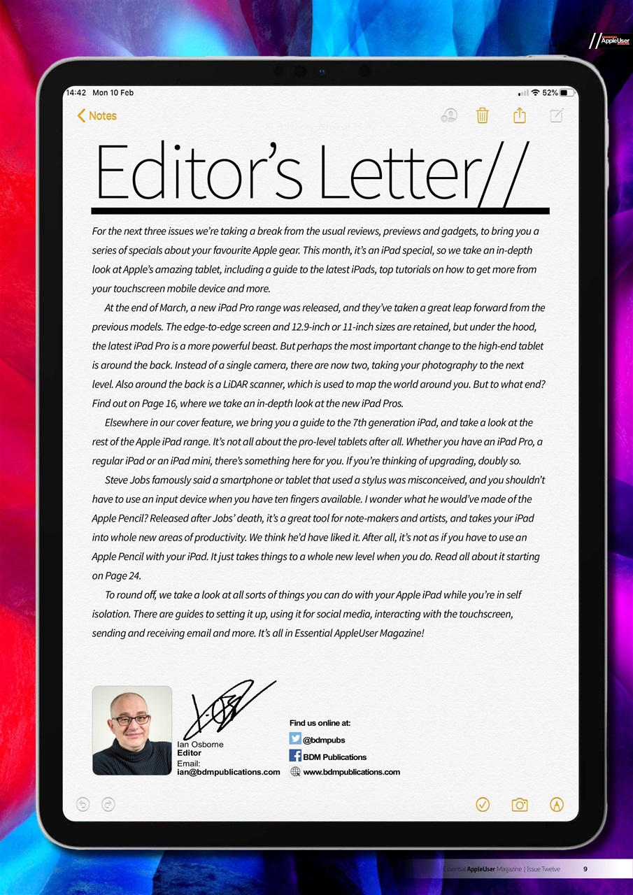 Essential Apple User Preview Pages