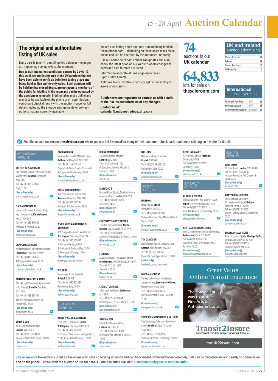 Antiques Trade Gazette Preview Pages