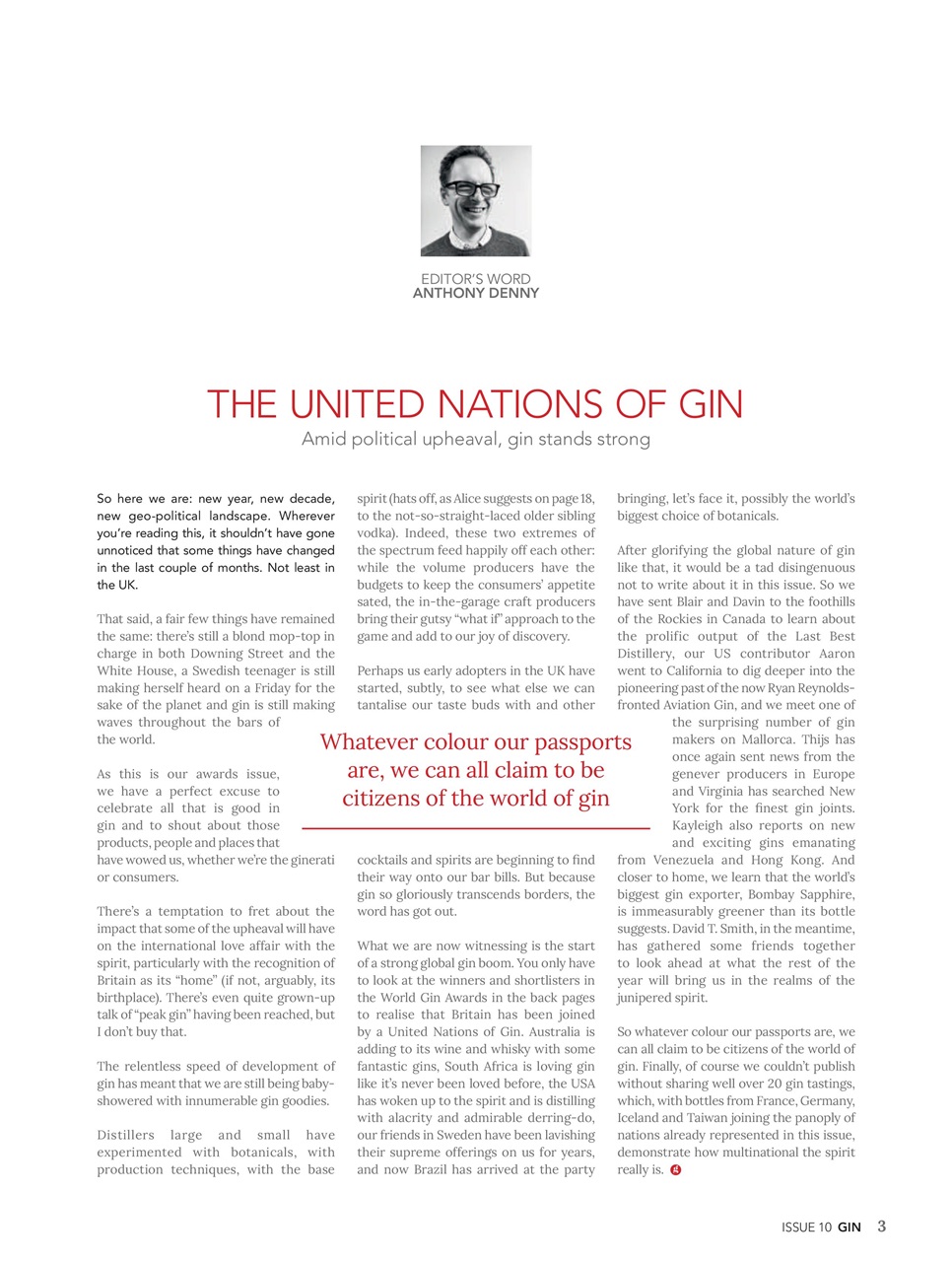 Gin Magazine Preview Pages