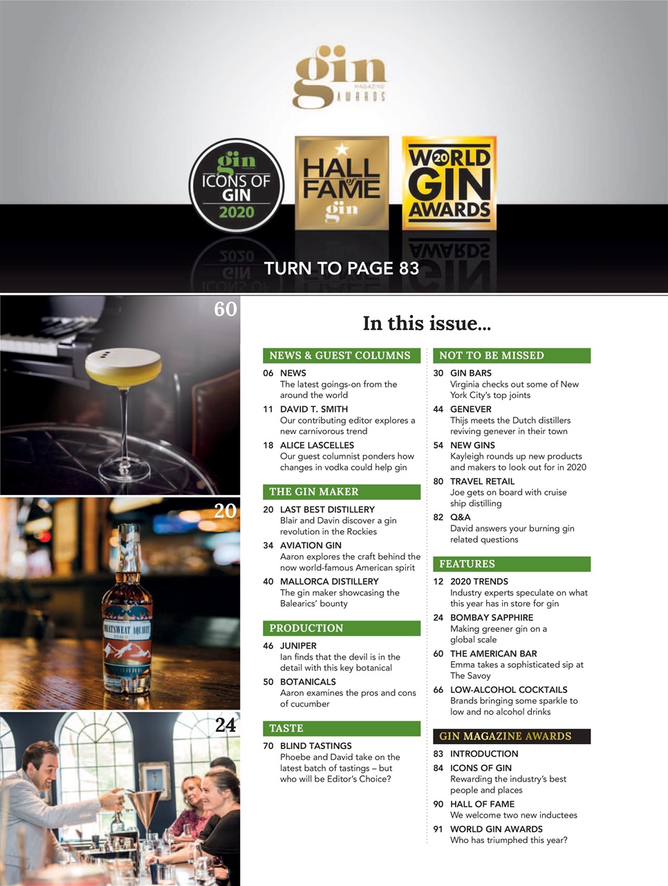 Gin Magazine Preview Pages