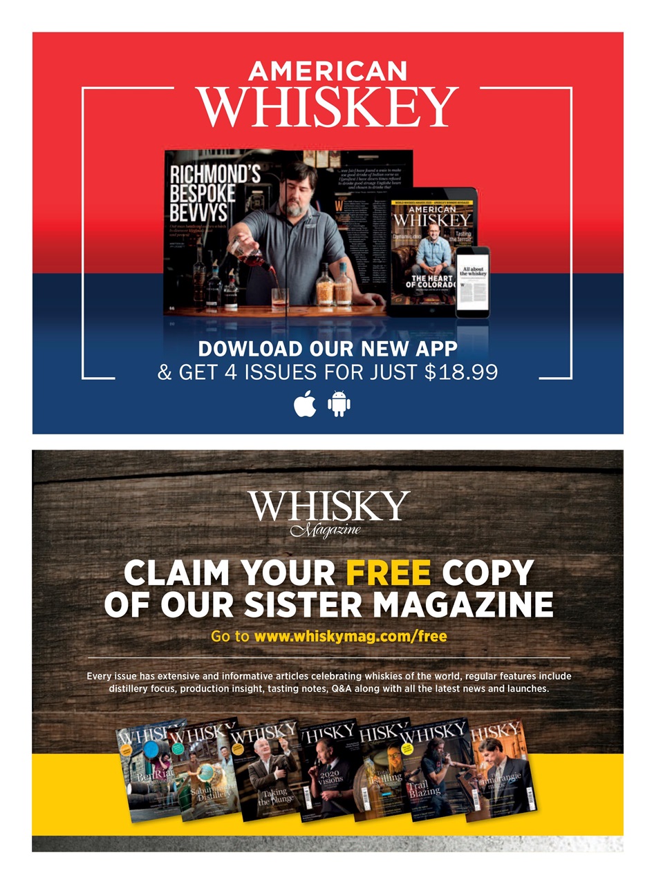 American Whiskey Magazine Preview Pages