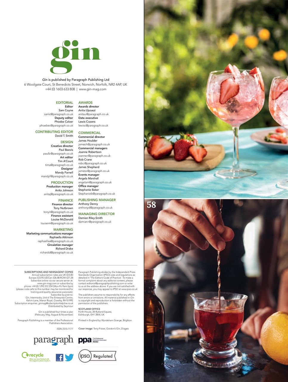 Gin Magazine Preview Pages
