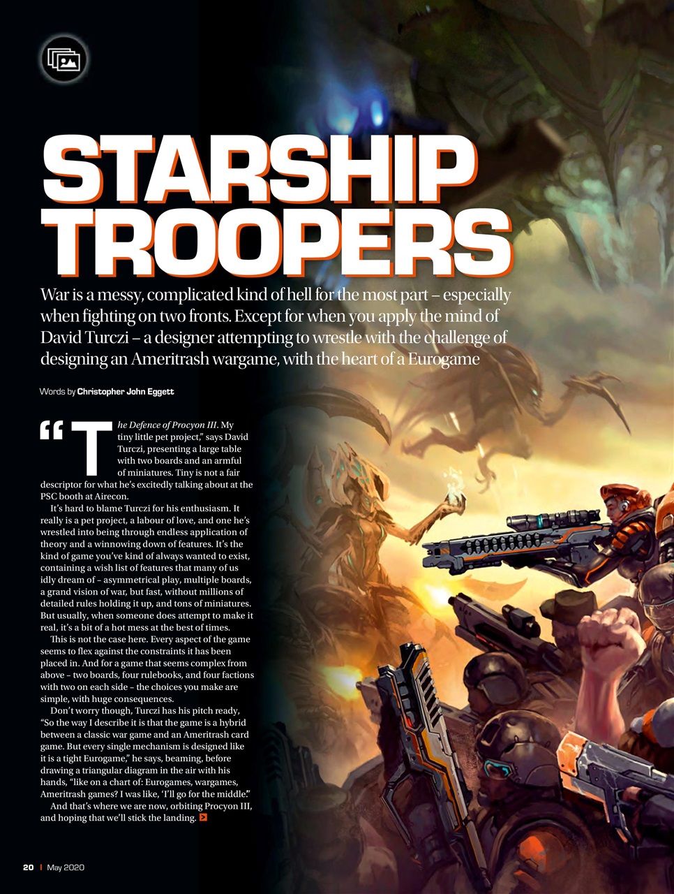 Tabletop Gaming Preview Pages