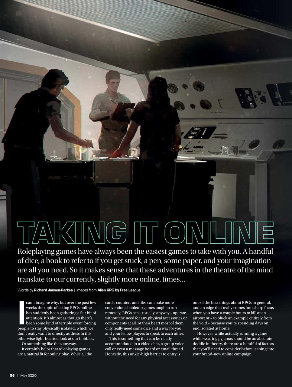 Tabletop Gaming Preview Pages