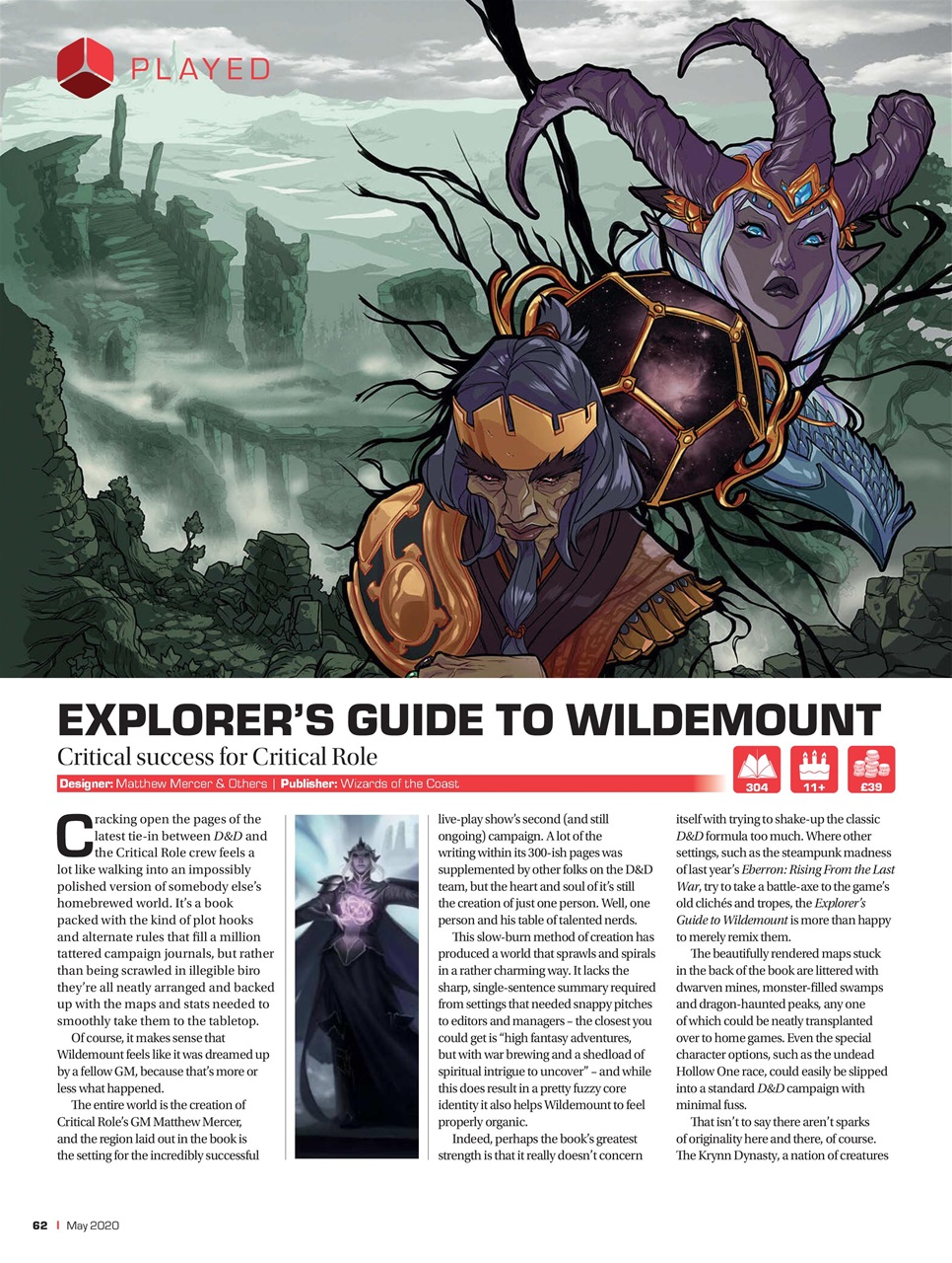 Tabletop Gaming Preview Pages