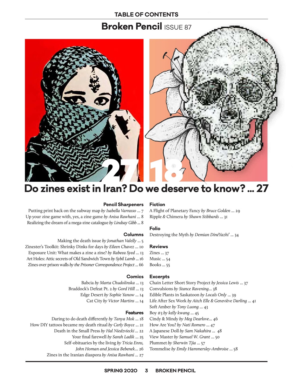 Broken Pencil Preview Pages