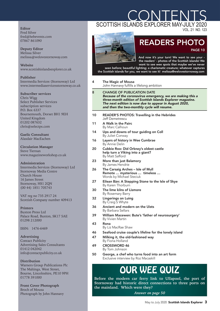Scottish Islands Explorer Preview Pages